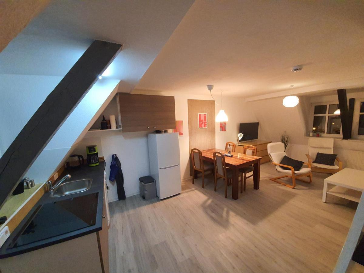 Gemuetliche Dachwohnung Mit Kleiner Oder Grosser Dachterrasse Nebeneinander Вольмирштедт Экстерьер фото